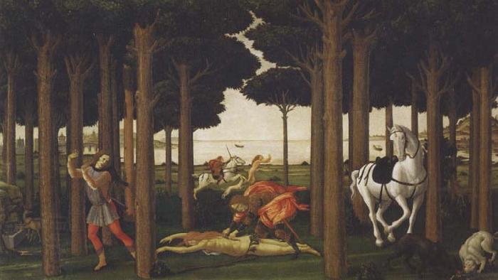 Sandro Botticelli rNovella di Nastagio degli Onesti China oil painting art